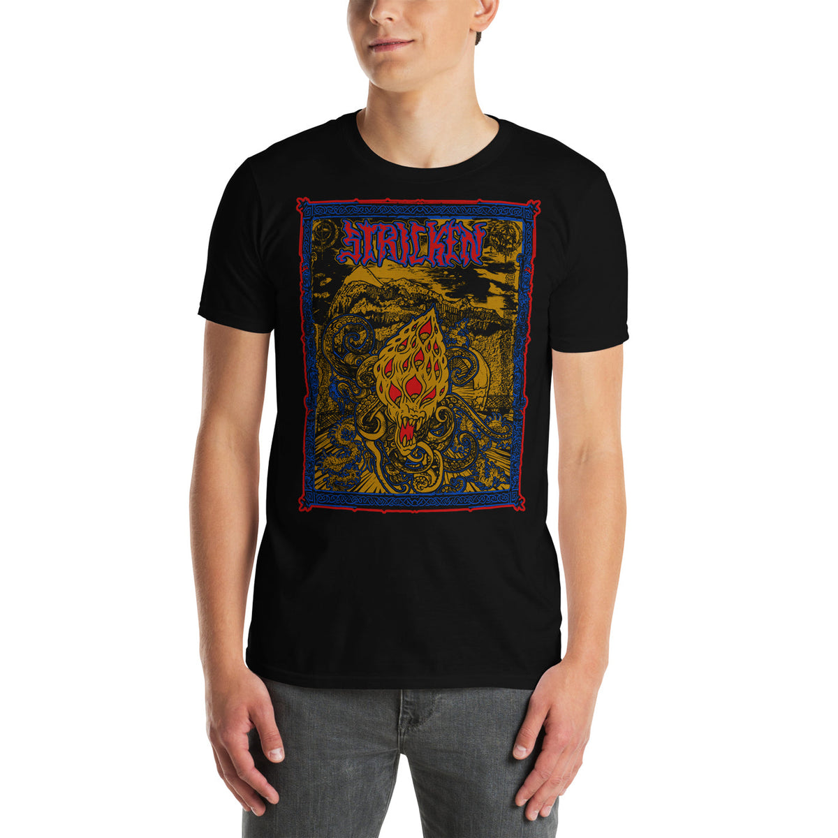 STRICKEN - From Dark Dimensions An Unspeakable Presence Awakens T-Shirt