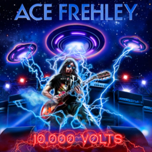 Ace Frehley - 10,000 Volts (Edge Only Splatter/Metal Gym Locker/Red Splatter LP Vinyl)