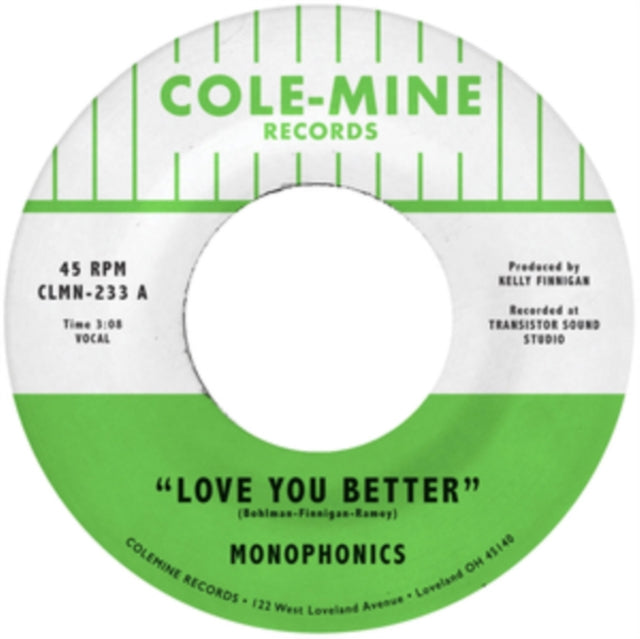 Love You Better / The Shape Of My Teardrops (Opaque Natural 7Inch)