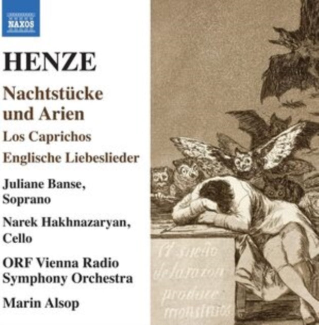 Juliane; Narek Hakhnazaryan; Orf Vienna Radio Symphony Banse - Henze: Nachtstucke Und Arien - CD