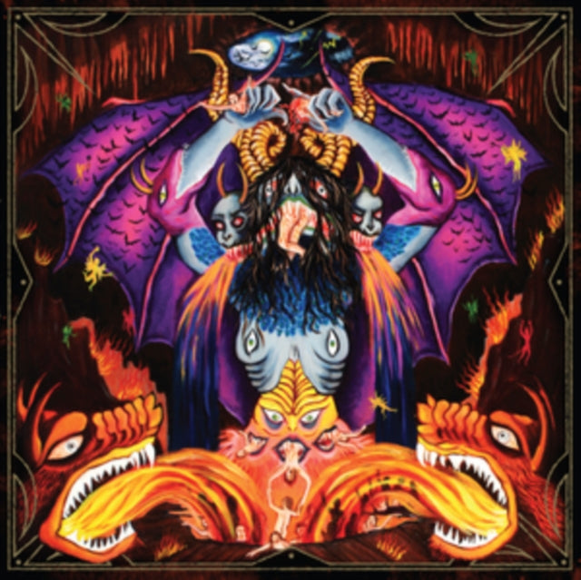 Devil Master - Satan Spits On Children Of Light (Neon Violet W/ Orange, Mustard Yellow & Cyan Blue Splatter LP Vinyl)