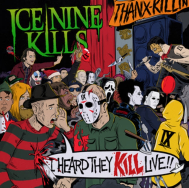 Ice Nine Kills - I Heard They Kill Live (2LP/Neon Green Marble Vinyl)