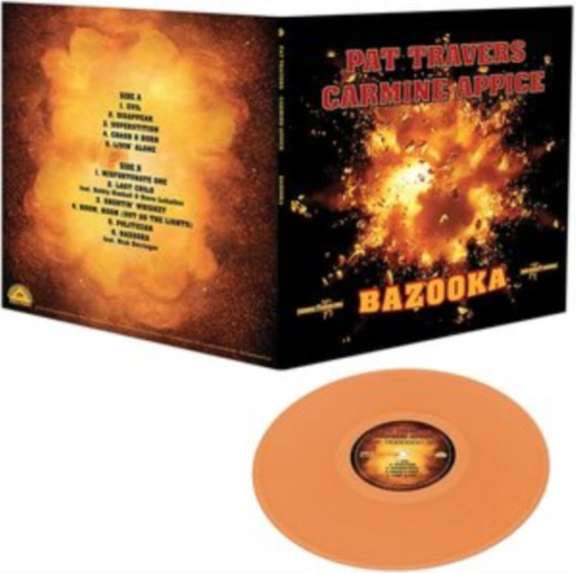 Pat & Carmine Appice Travers - Bazooka (Orange LP Vinyl)