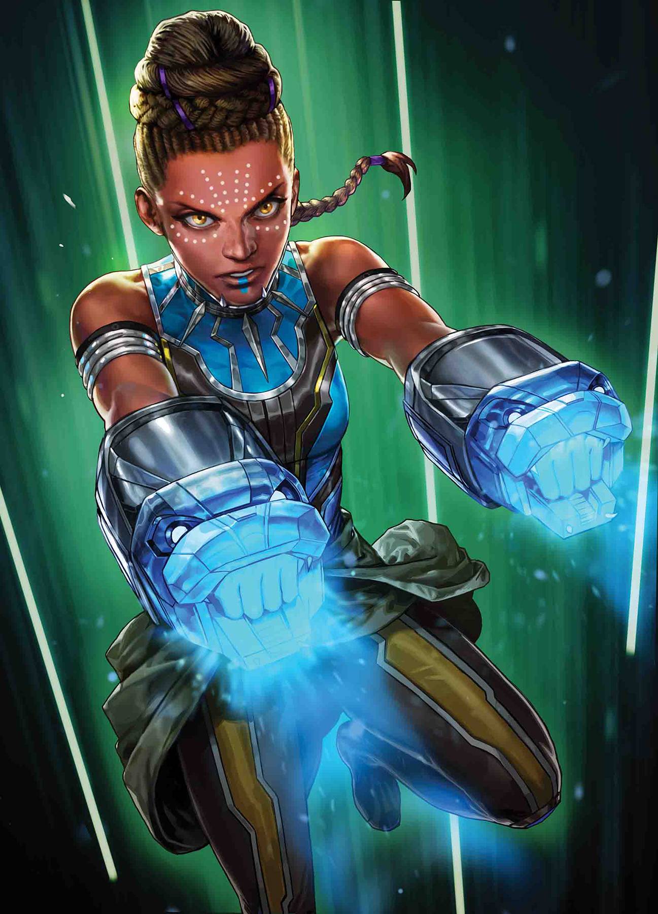 SHURI #8 B HEEJIN JEON BATTLE LINES Variant (05/22/2019) MARVEL