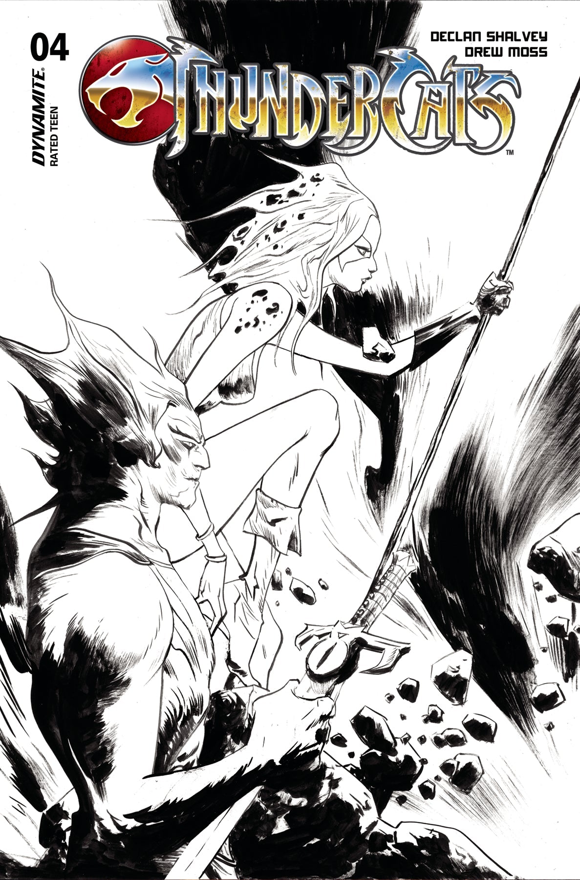 Thundercats #4 P 1:20 Jae Lee Line Art Variant (05/22/2024) Dynamite
