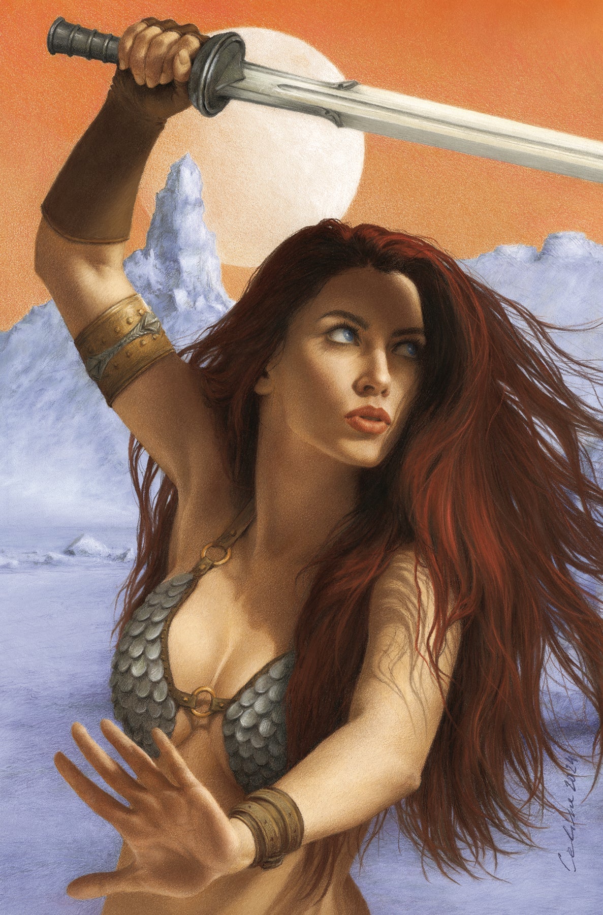 Red Sonja Empire Damned #3 L 1:15 Celina Virgin Variant (06/19/2024) Dynamite