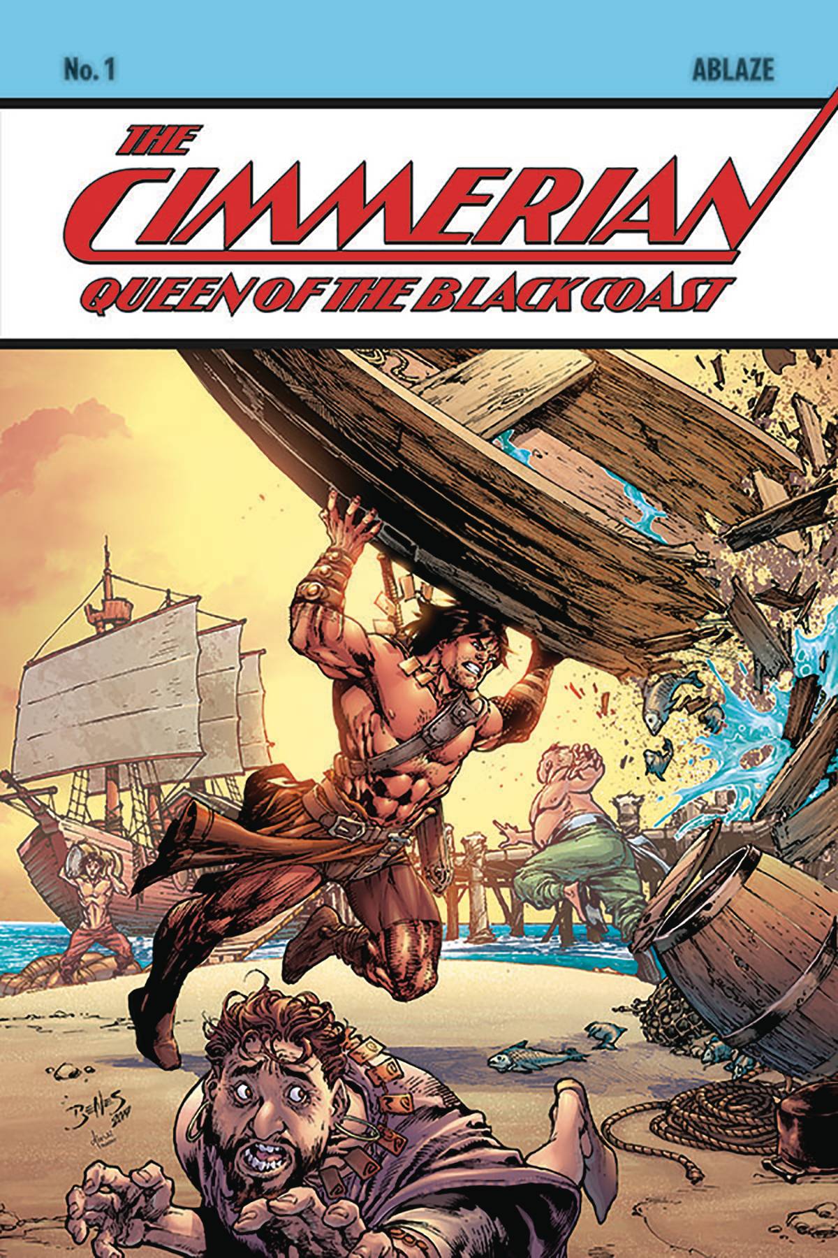 CIMMERIAN QUEEN OF BLACK COAST #1 C ED BENES Variant Action Comics 1 Superman Homage (MR) (03/04/2020) ABLAZE