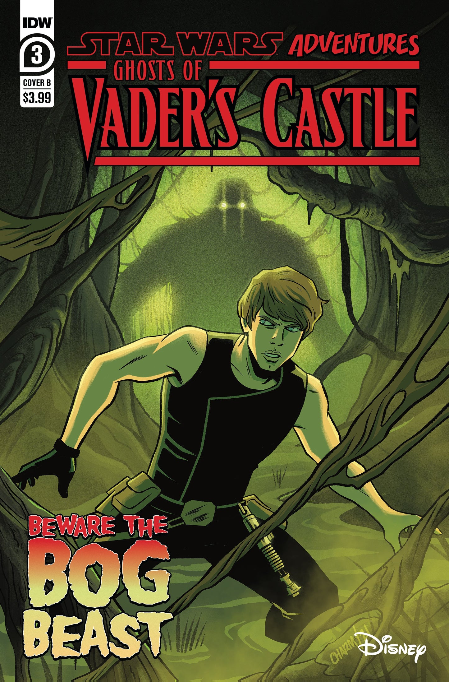 Star Wars Adv Ghost Vaders Castle #3 (Of 5) B Derek Charm Variant (C: (10/06/2021) Idw