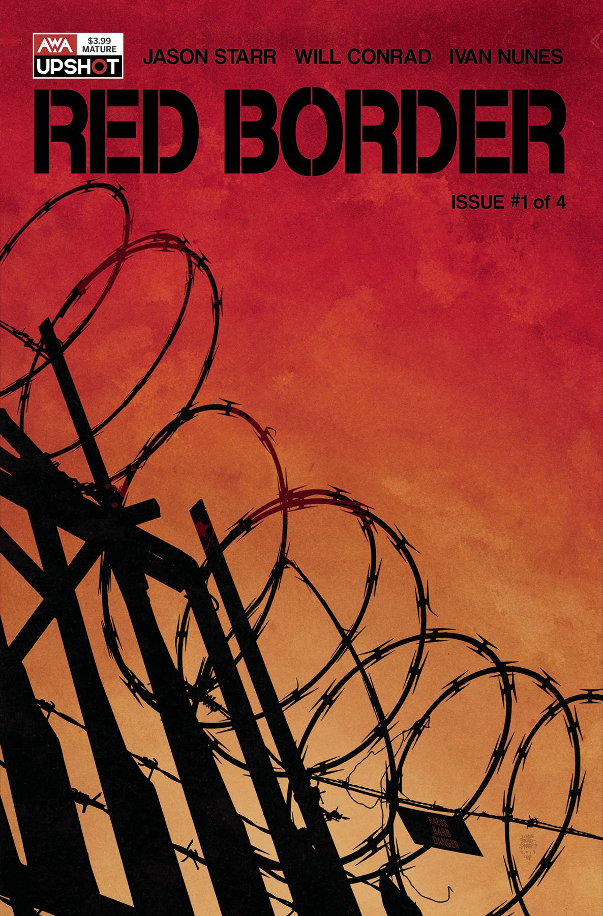 RED BORDER #1 (OF 4) Jason Starr Tim Bradstreet (MR) (03/18/2020) ARTISTS WRITERS & ARTISANS
