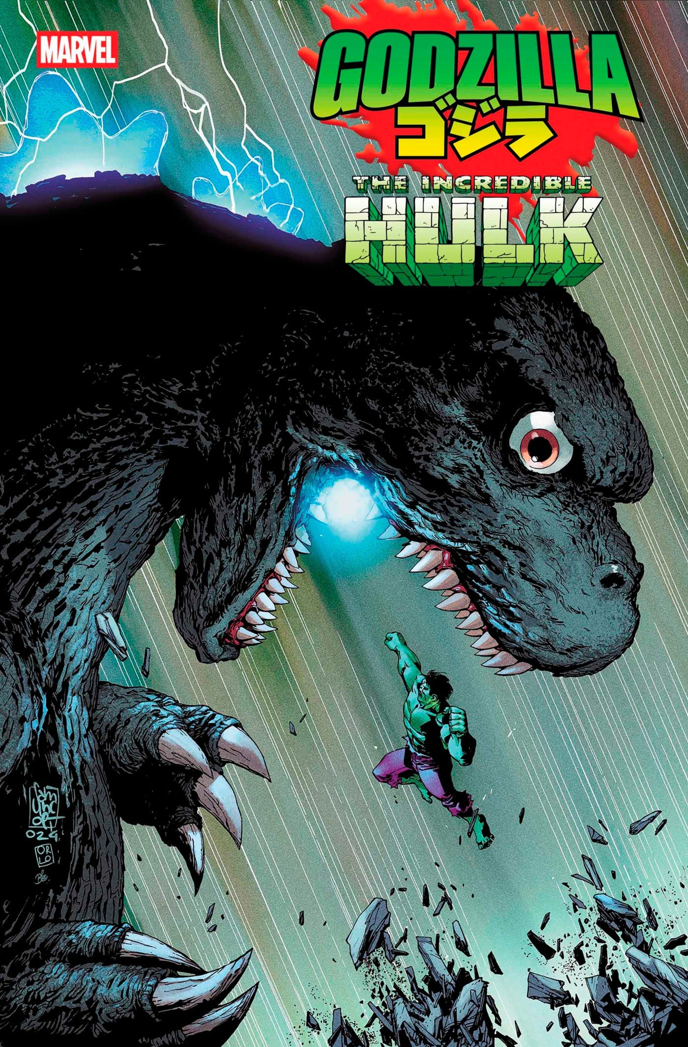 Godzilla Vs Hulk #1 A Giuseppe Camuncoli Gerry Duggan (04/16/2025) Marvel