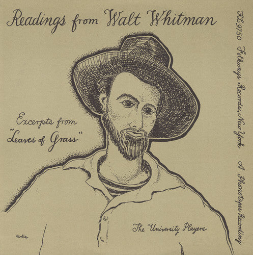 University Players - Selections from Walt Whitman's Leaves of Grass Music CD