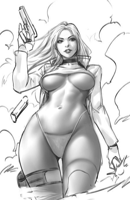 Heat Seeker Exposed A Gun Honey Series #2 (Of 4) I 1:5 Derrick Chew Sketch Variant (07/30/2025) Titan