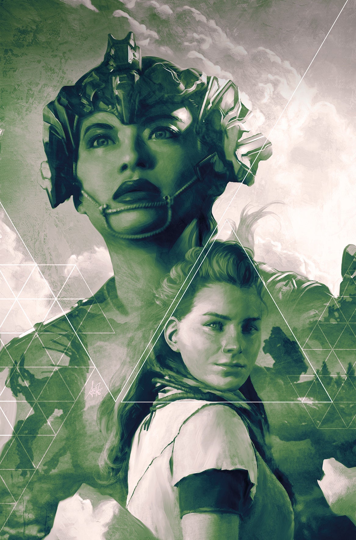 Horizon Zero Dawn #3 1:25 Stanley Lau Artgerm B&W Virgin Variant (09/30/2020) Titan