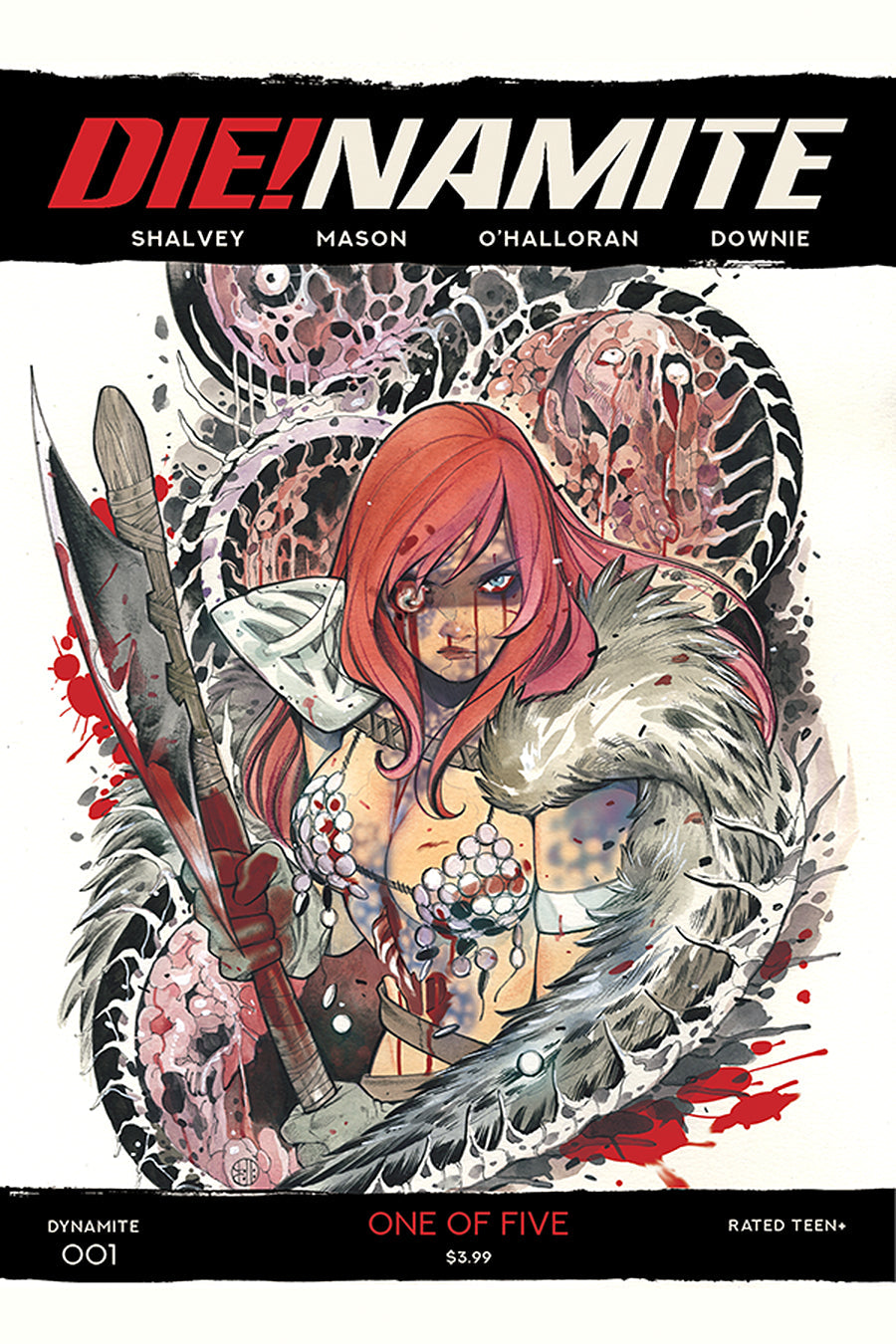 Die!Namite #1 1:20 Peach Momoko Red Sonja Zombie Variant (10/14/2020) Dynamite