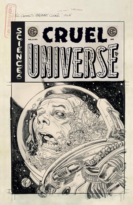 Ec Cruel Universe 2 #1 (Of 12) F 1:20 Tom Fowler B&W Artist Edition Variant (08/06/2025) Oni