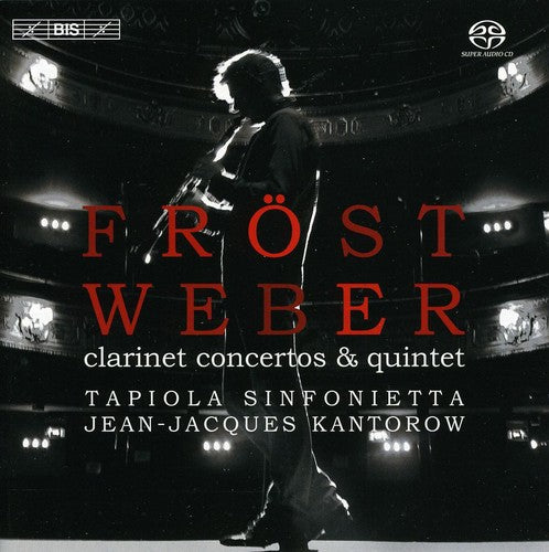 the album cover for Martin Fröst - Clarinet Concertos