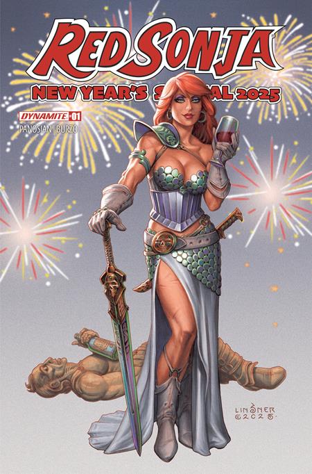 Red Sonja New Years Special 2025 #1 (One Shot) A Joseph Michael Linsner (12/31/2025) Dynamite