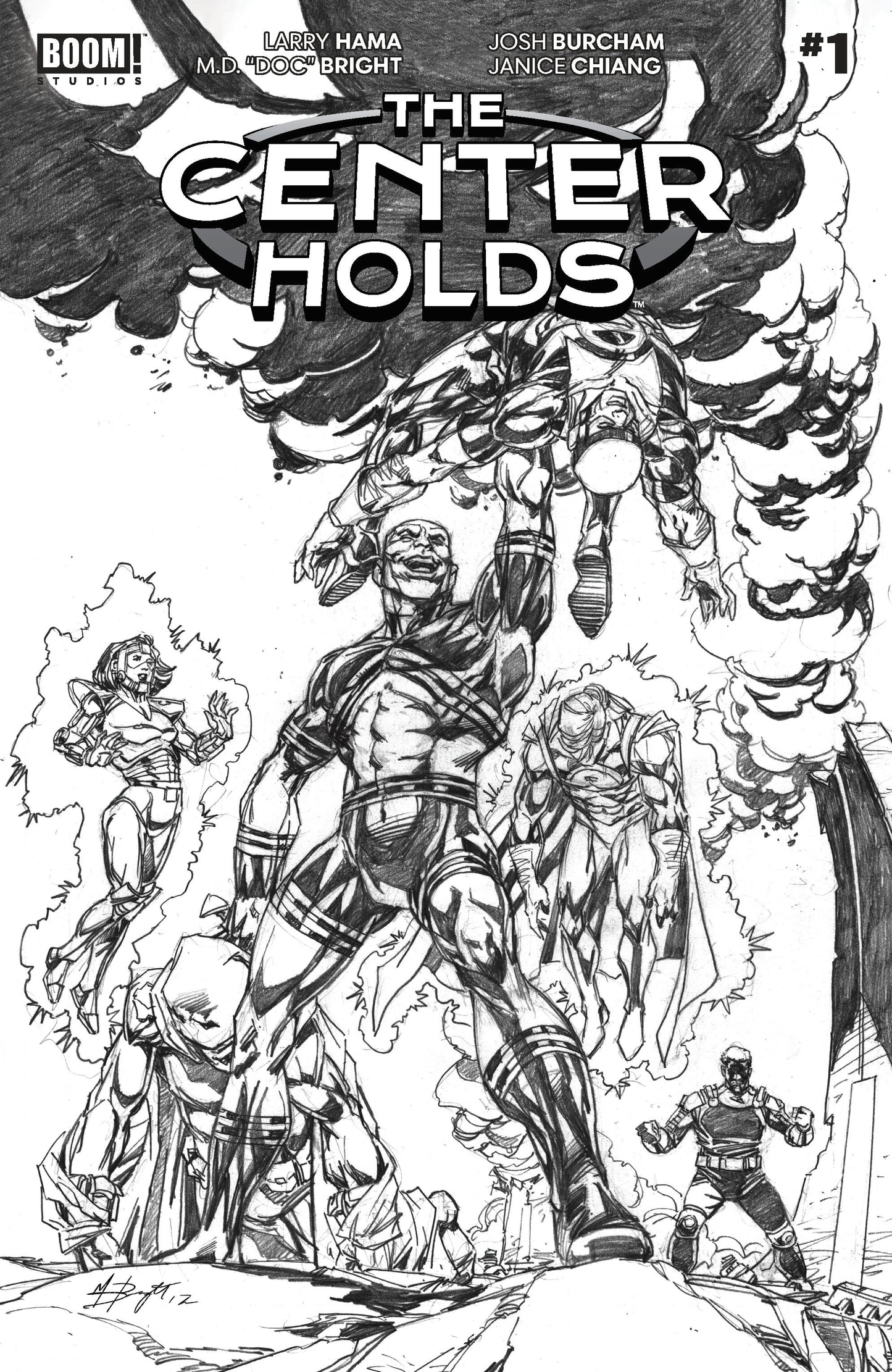 The Center Holds #1 E 1:50 MD Bright SIGNED Larry Hama (02/11/2026) Boom