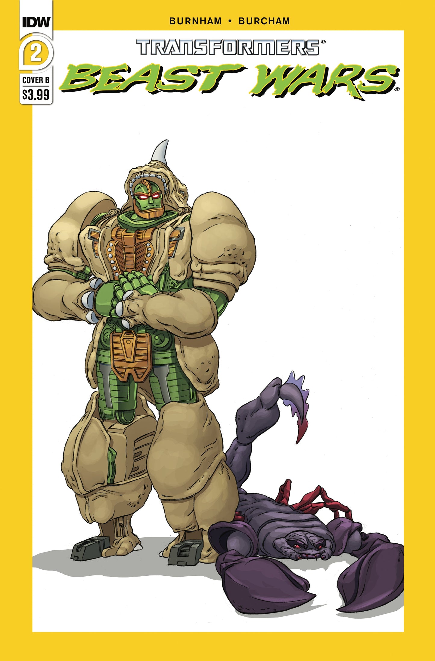 Transformers Beast Wars #2 B Dan Schoening Variant (03/03/2021) Idw