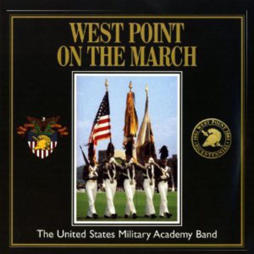 the album cover for US Military Academy Band - West Point on the March