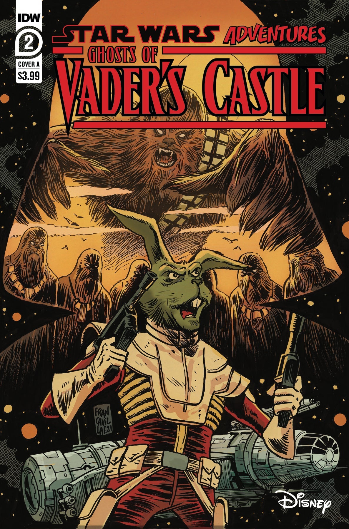 Star Wars Adv Ghost Vaders Castle #2 (Of 5) A Francesco Francavilla Scott Cavan(09/29/2021) Idw