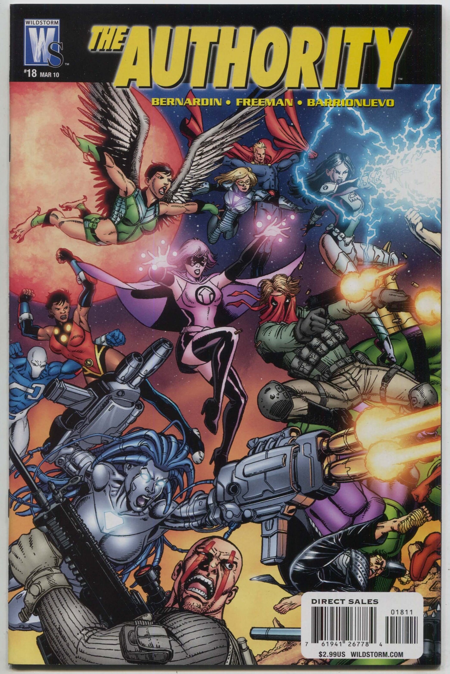 Authority 18 5th Series Wildstorm 2008 NM George Pérez