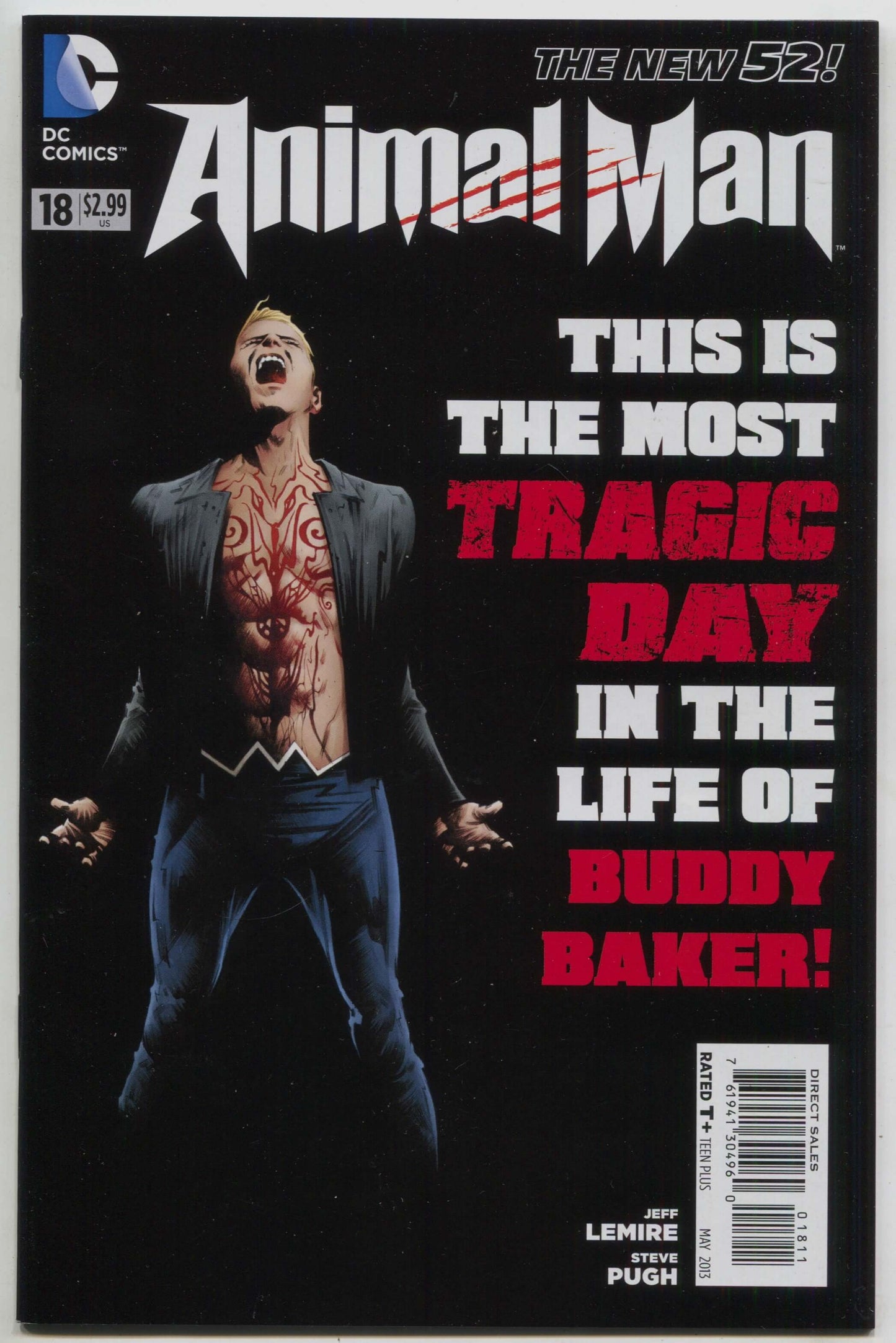 Animal Man 18 2nd Series DC 2011 NM Jae Lee