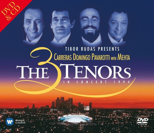 the album cover for 3 Tenors In Concert 1994 / Various Bonus Dvd - 3 Tenors in Concert 1994 / Various