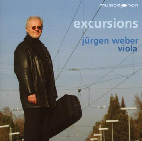 Jurgen Weber - Excursions: Works for Viola Solo Music CD