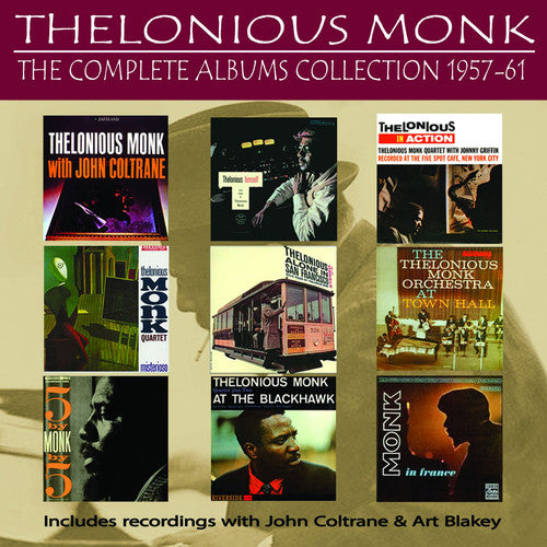 the album cover for Thelonious Monk - Complete Albums Collection: 1957-1961