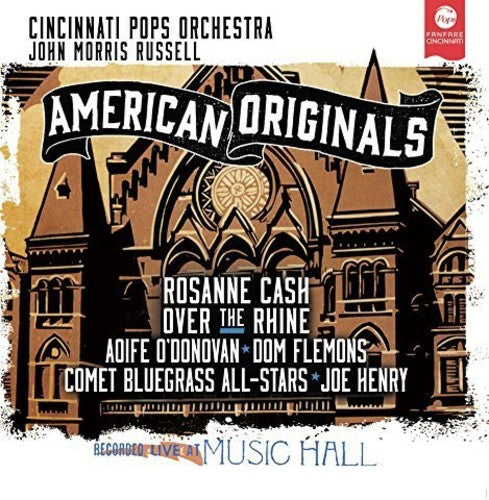 the album cover for Foster / Cincinnati Pops Orchestra / Russell - American Originals