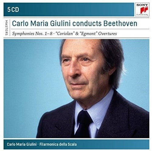 the album cover for Carlo Giulini Maria - Carlo Maria Giulini Conducts Beethoven