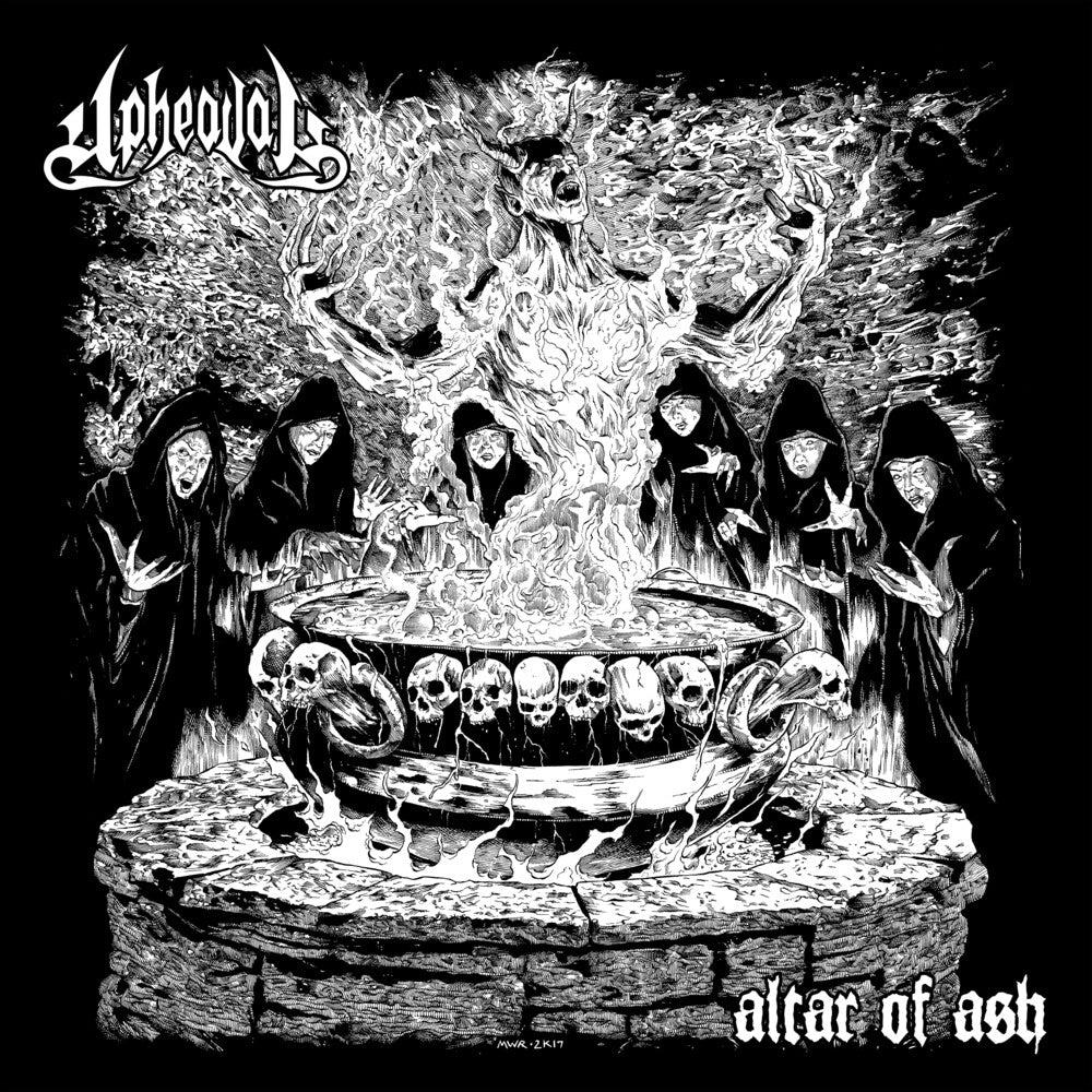 the album cover for Upheaval - Alter Of Ash (Can)