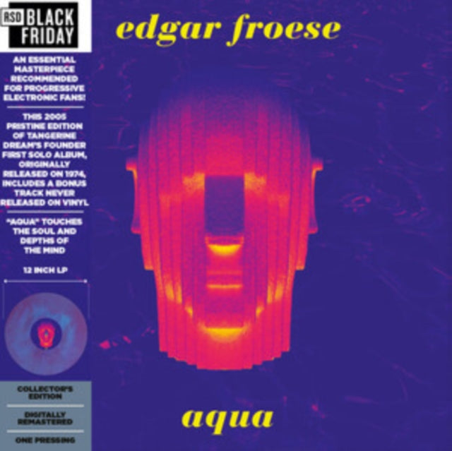 Edgar (Frontman Of Tangerine Dream) Froese - Aqua (Blue Smoke LP Vinyl) (Rsd)