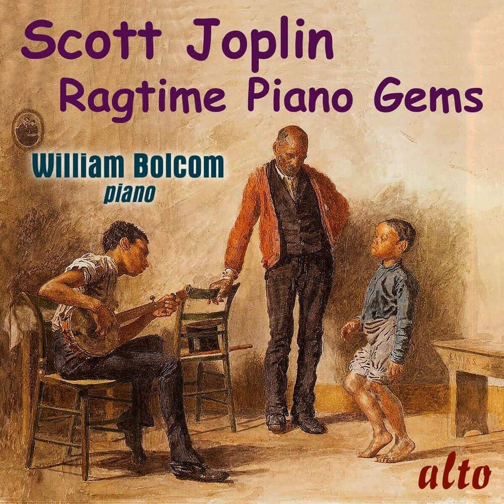 the album cover for William Bolcom - Scott Joplin: Ragtime Piano Gems