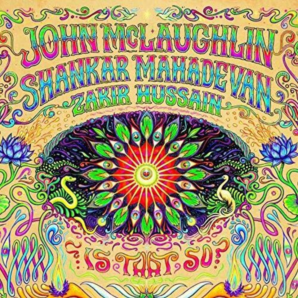 the album cover for John Mclaughlin / Mahadevan,Shankar - Is That So?