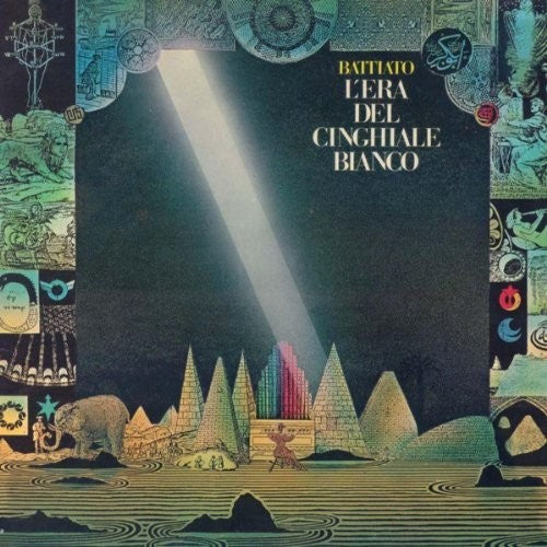 the album cover for Franco Battiato - L'era Del Cinghiale Bianco (Ita)