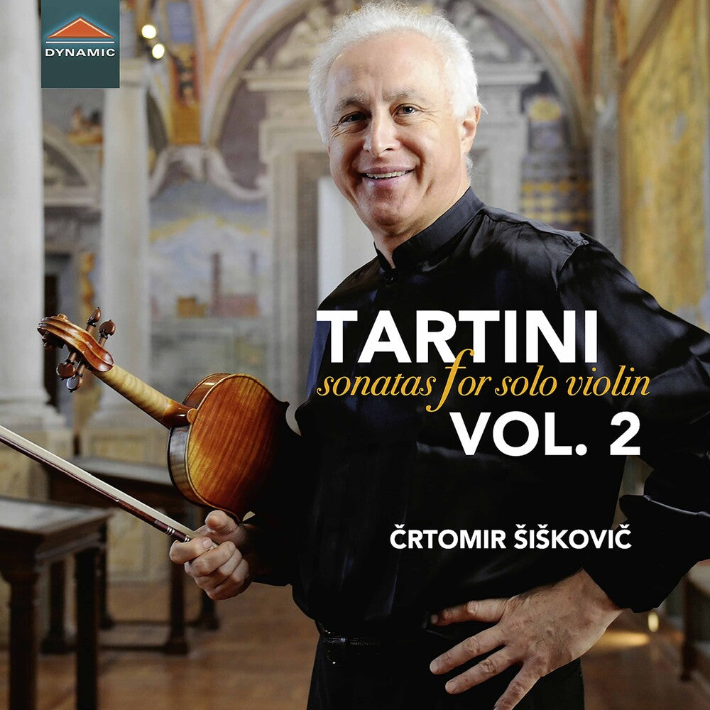 the album cover for Tartini / Siskovic - Sonatas for Solo Violin 2