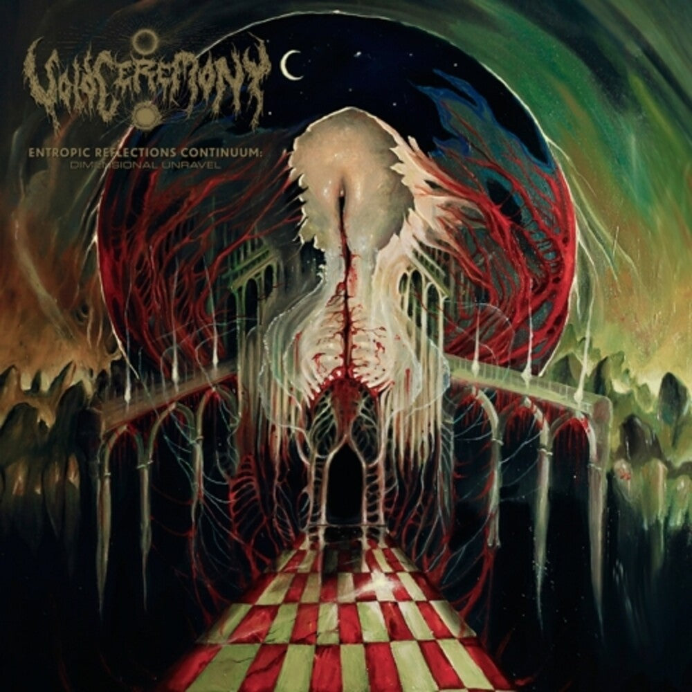the album cover for Voidceremony - Entropic Reflections Continuum: Dimensional Unravel (Colored)