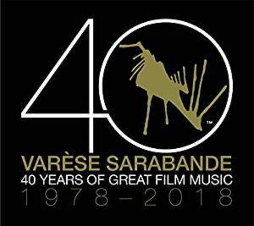 the album cover for Varese Sarabande 40 Years Of Great Film / Var - Varese Sarabande: 40 Years Of Great Film Music 1978-2018
