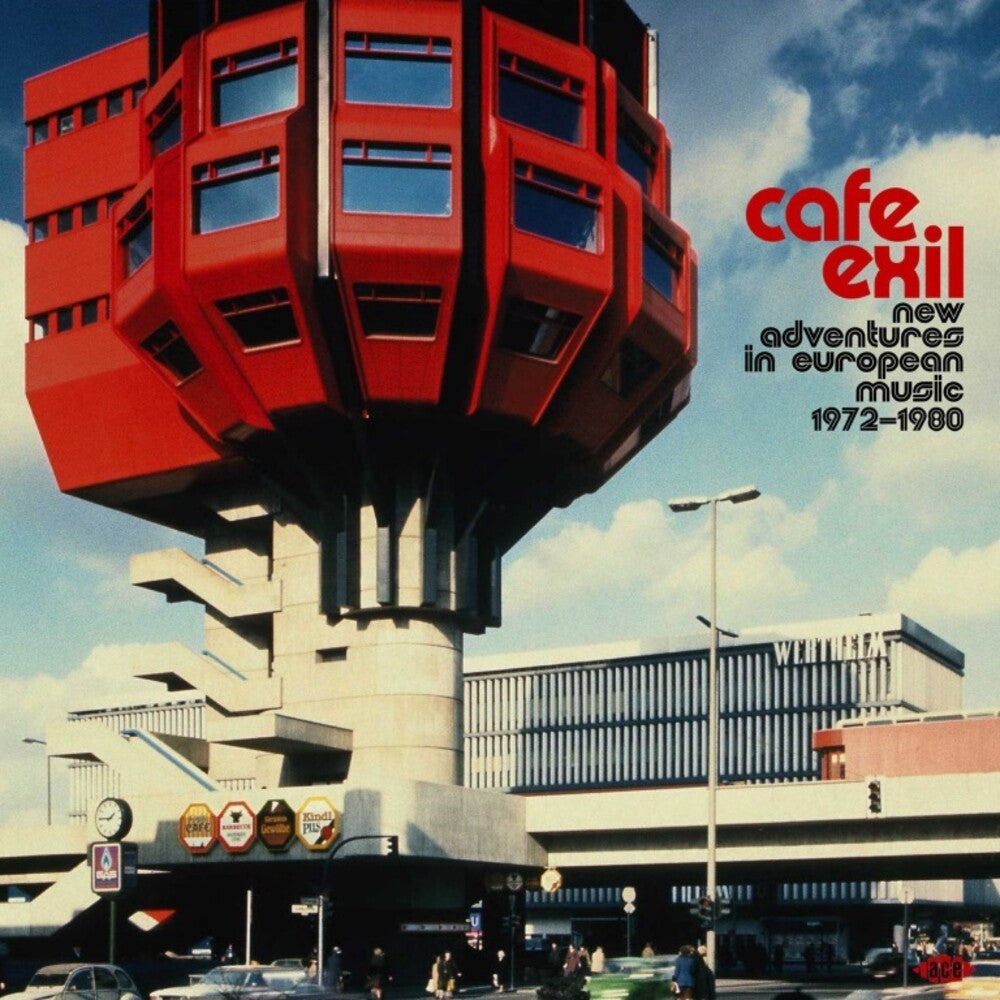 the album cover for Cafe Exil New Adventures In European Music 72-80 - Cafe Exil: New Adventures In European Music 1972-1980 / Various