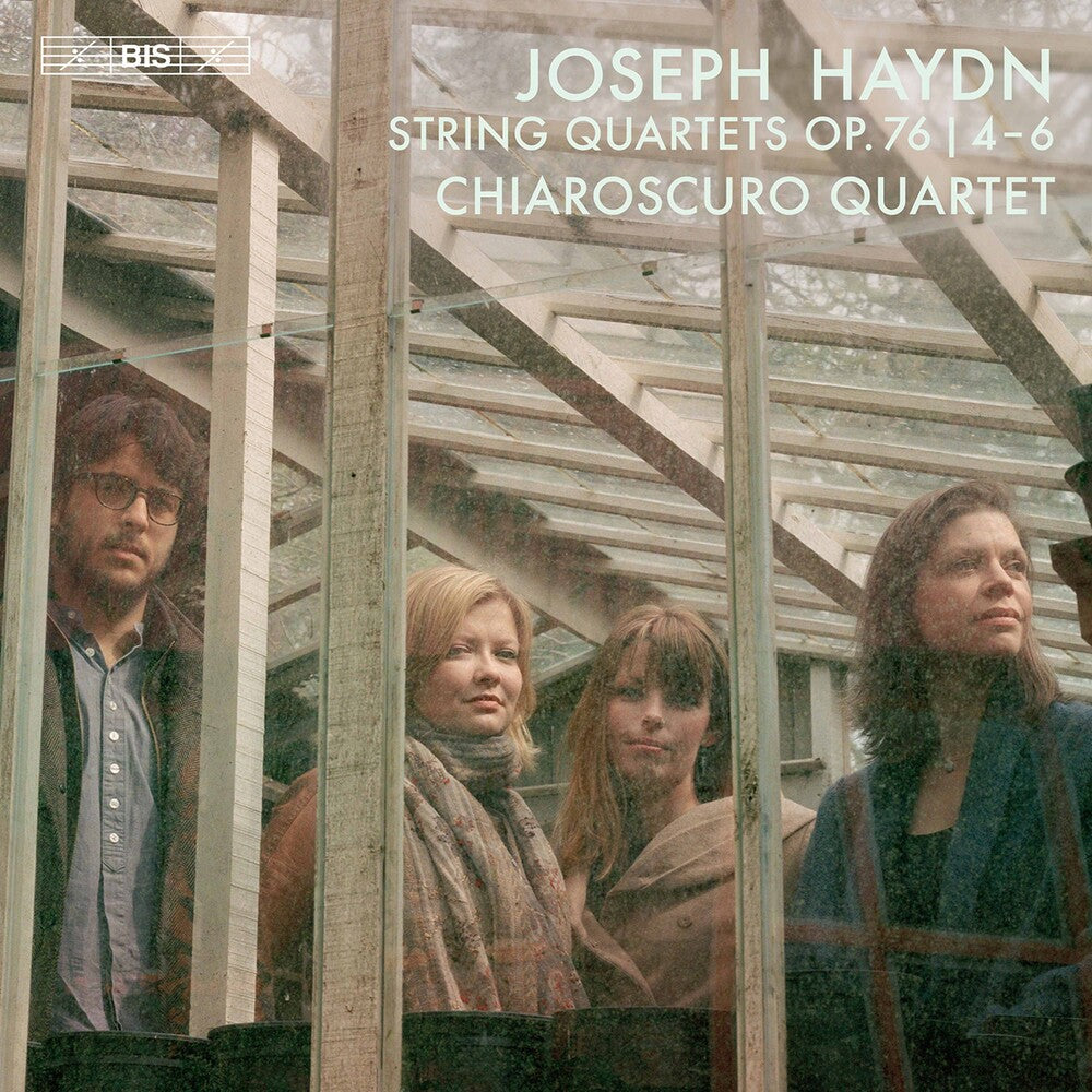 the album cover for Haydn / Chiaroscuro Quartet - String Quartets 76