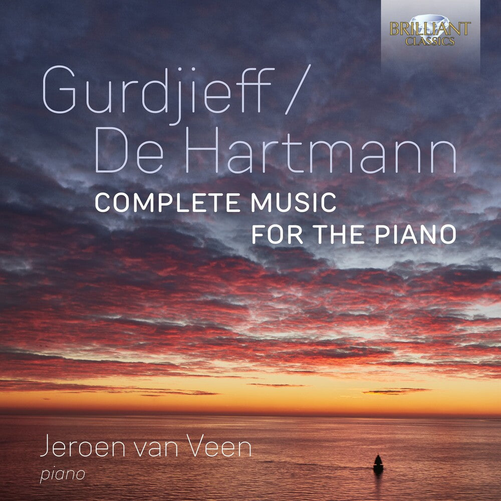 the album cover for Gurdjieff / Veen - Complete Music For The Piano (Box)