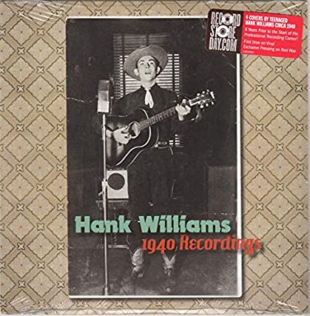 Hank Williams - 1940 Recordings - 7 Inch Vinyl