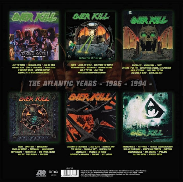 Overkill - Atlantic Albums Box Set 1986 - 1994 (X) (6LP/180G)