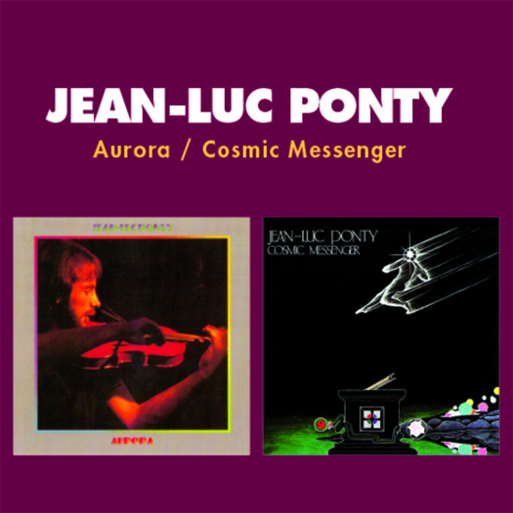 the album cover for Jean Ponty Luc - Aurora / Cosmic Messenger (2-Fer)