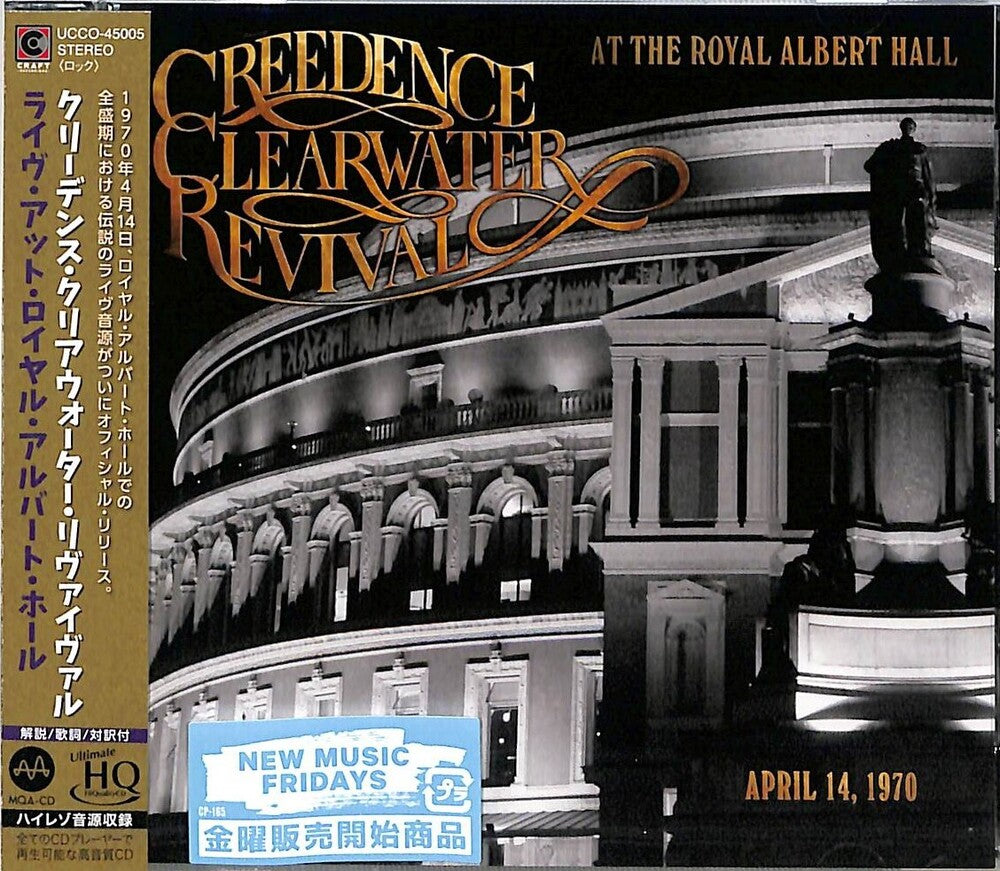 the album cover for Creedence Clearwater Revival - Live At Royal Albert Hall - MQA x UHQCD