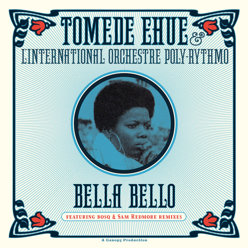 the album cover for Tomede Ehue & L'international Orchestre - Bella Bello