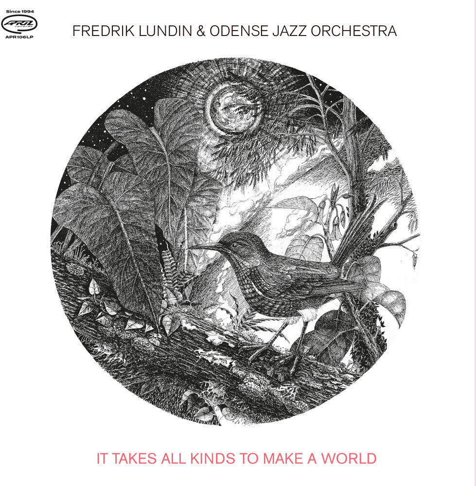 the album cover for Fredrik Lundin & Odense Jazz Orchestra - It Takes All Kinds To Make A World