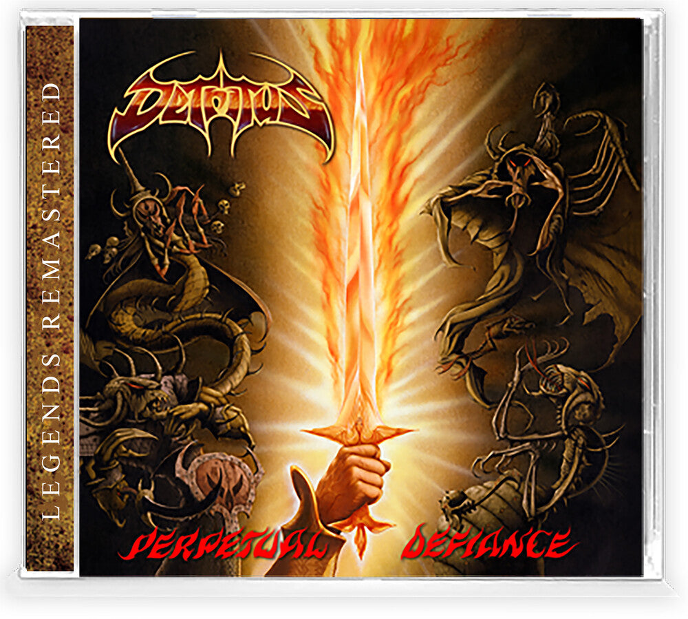 the album cover for Detritus - Perpetual Defiance